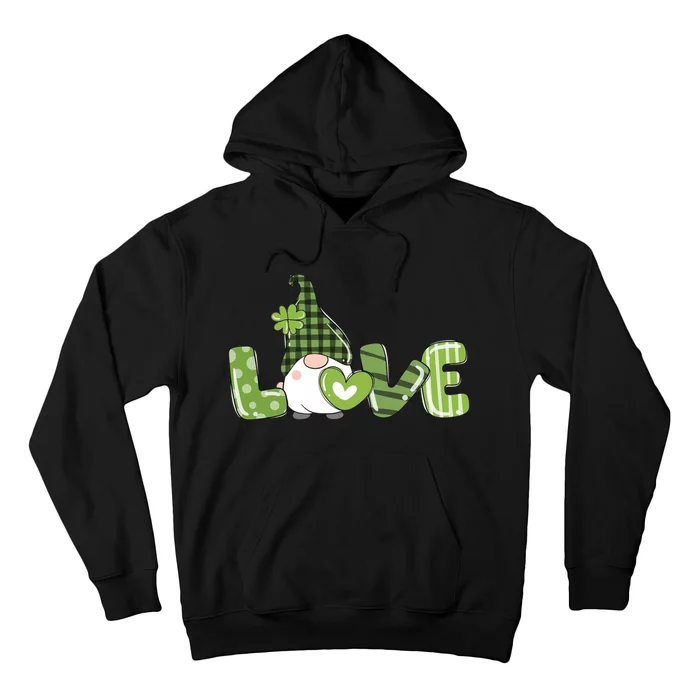 Love Irish Gnome Cute St Patricks Day Hoodie