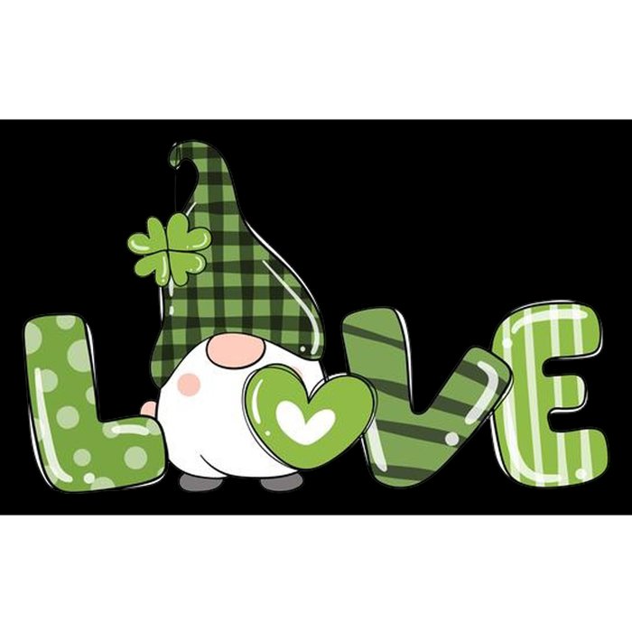 Love Irish Gnome Cute St Patricks Day Bumper Sticker