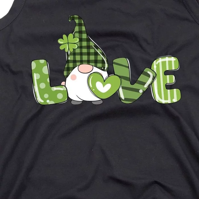 Love Irish Gnome Cute St Patricks Day Tank Top