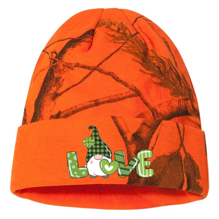 Love Irish Gnome Cute St Patricks Day Kati - 12in Camo Beanie