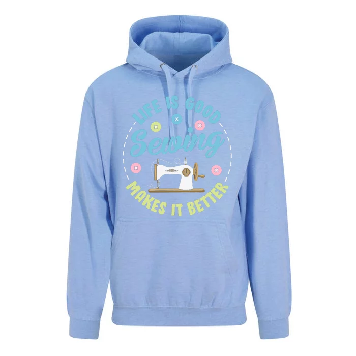 Life Is Good Sewing Makes Unisex Surf Hoodie