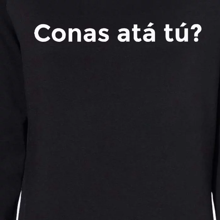 Learn Irish Gaelic Language Conas Atá Tú Irish Teacher Womens California Wash Sweatshirt