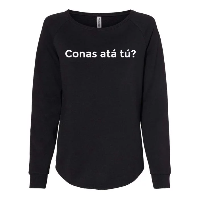 Learn Irish Gaelic Language Conas Atá Tú Irish Teacher Womens California Wash Sweatshirt