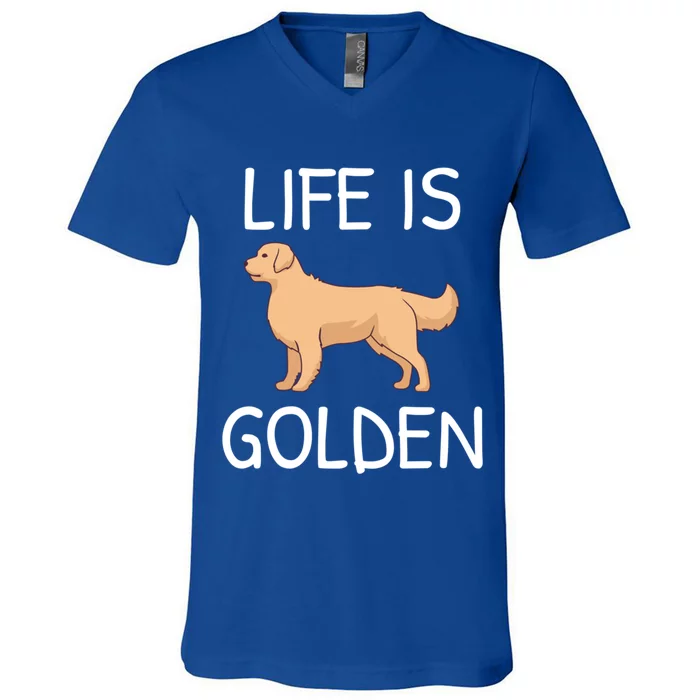 Life Is Golden Gift V-Neck T-Shirt