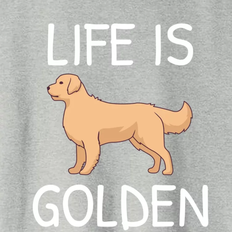 Life Is Golden Gift Women's Crop Top Tee