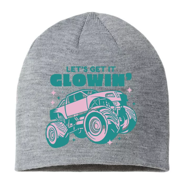 Let It Glowin Monster Truck 8 1/2in Sustainable Knit Beanie