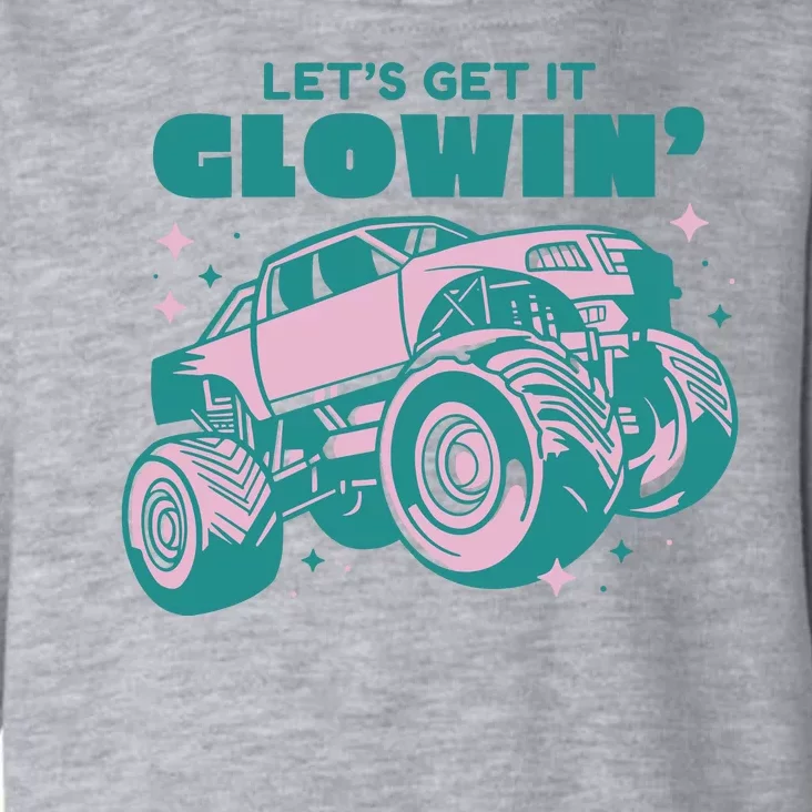 Let It Glowin Monster Truck Toddler Hoodie