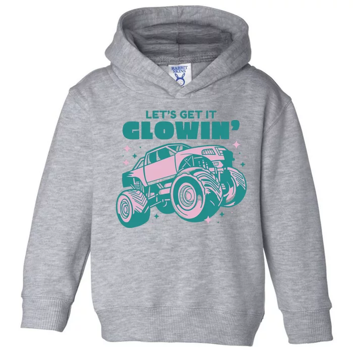 Let It Glowin Monster Truck Toddler Hoodie