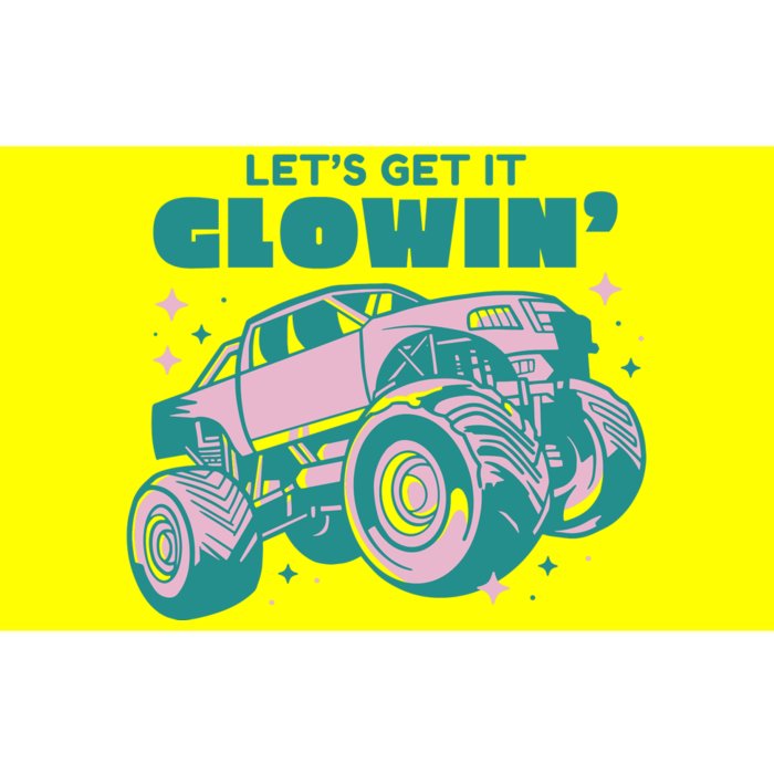 Let It Glowin Monster Truck Bumper Sticker