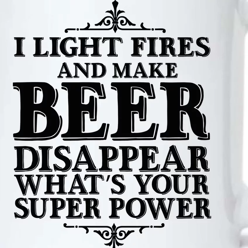 Light Fires And Make Beer Disappear Black Color Changing Mug