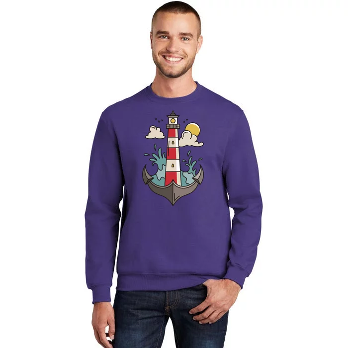 Lighthouse Anchor Ocean Sweatshirt