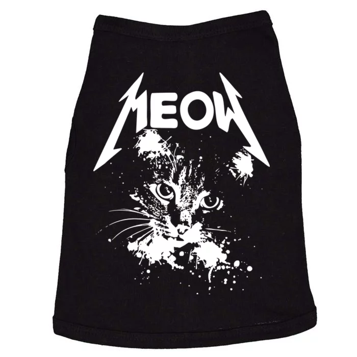 Lightning Cat Meow Logo Doggie Tank