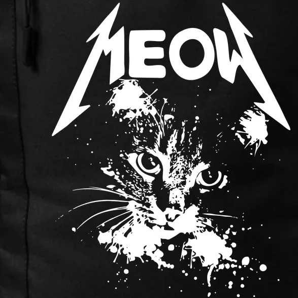 Lightning Cat Meow Logo Daily Commute Backpack