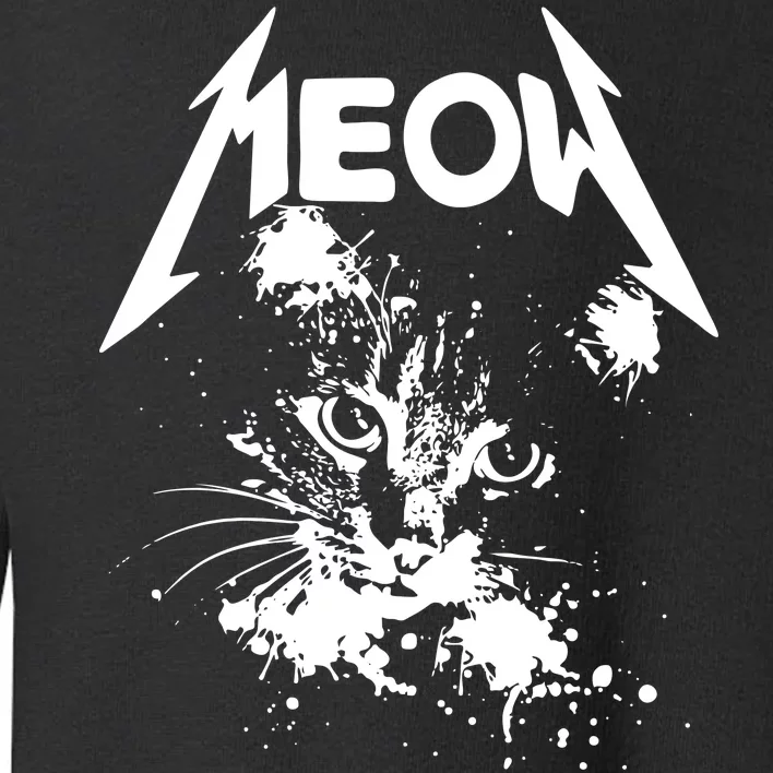 Lightning Cat Meow Logo Toddler Sweatshirt