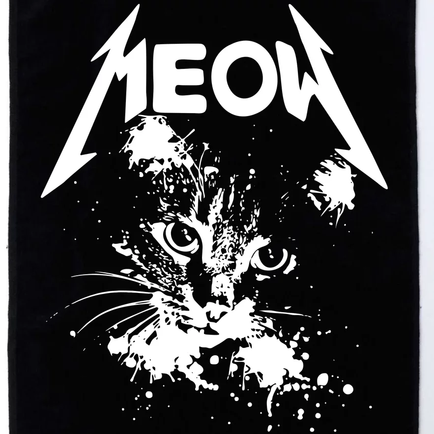 Lightning Cat Meow Logo Platinum Collection Golf Towel