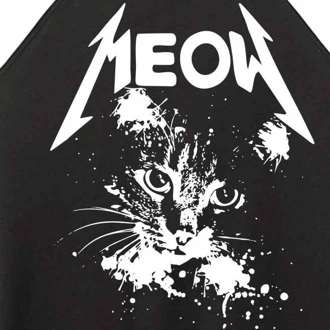 Lightning Cat Meow Logo Women’s Perfect Tri Rocker Tank