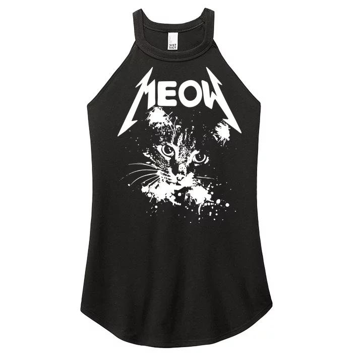 Lightning Cat Meow Logo Women’s Perfect Tri Rocker Tank