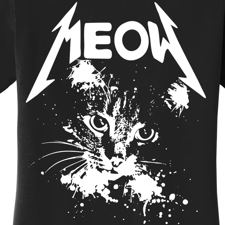 Lightning Cat Meow Logo Women's T-Shirt