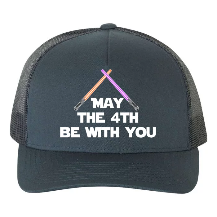 Lightsaber May The 4th Be With You Funny Yupoong Adult 5-Panel Trucker Hat