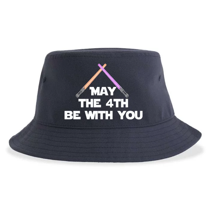 Lightsaber May The 4th Be With You Funny Sustainable Bucket Hat