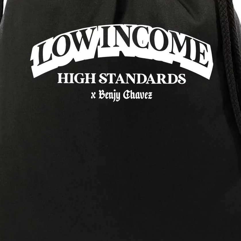 Low Income High Standards Limited Drawstring Bag