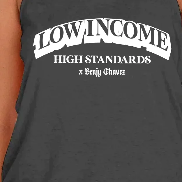 Low Income High Standards Limited Women's Knotted Racerback Tank