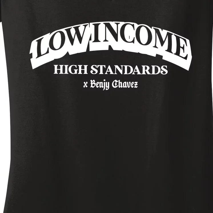 Low Income High Standards Limited Women's V-Neck T-Shirt