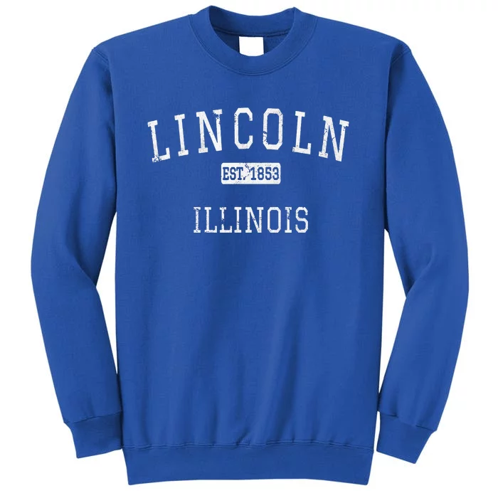 Lincoln Illinois Il Vintage Sweatshirt