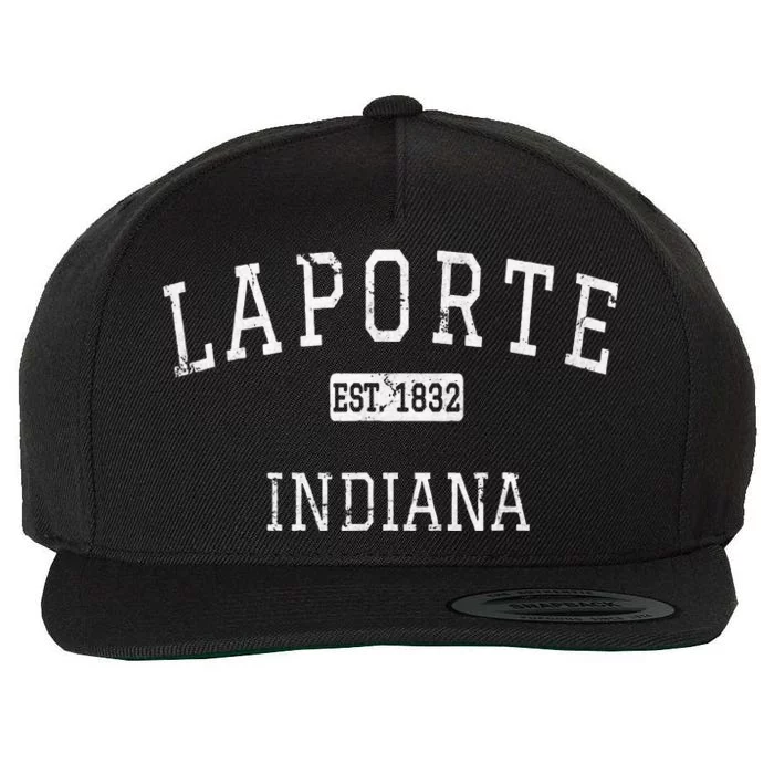 Laporte Indiana In Vintage Wool Snapback Cap