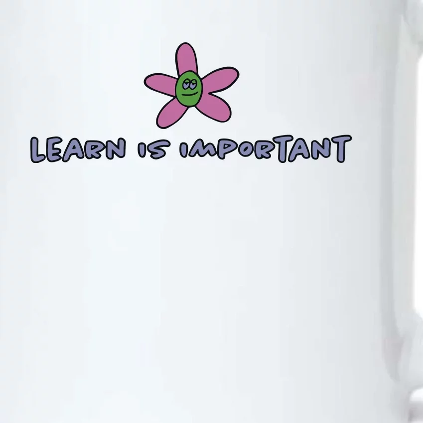 Learn Is Important Black Color Changing Mug