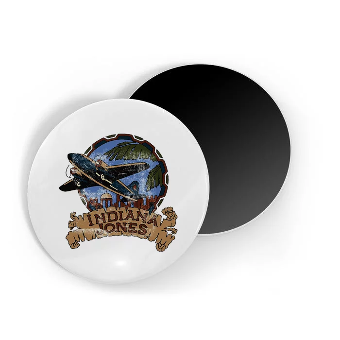 Lucasfilm I.N.D.I.A.N.A J.O.N.E.S Adventure Plane Vintage Magnet