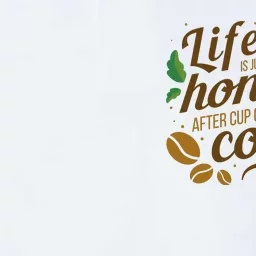 Life Is Just More Honest After Cup Of Coffee Funny Softstyle Adult Sport Polo