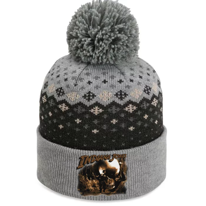 Lucasfilm I.N.D.Ia.N.A J.O.N.E.S Raiders Of The Lost Ark Boulder Run The Baniff Cuffed Pom Beanie