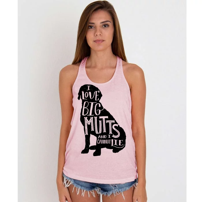 Like Big Mutts and I Cannot Lie Women's Knotted Racerback Tank