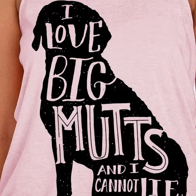 Like Big Mutts and I Cannot Lie Women's Knotted Racerback Tank