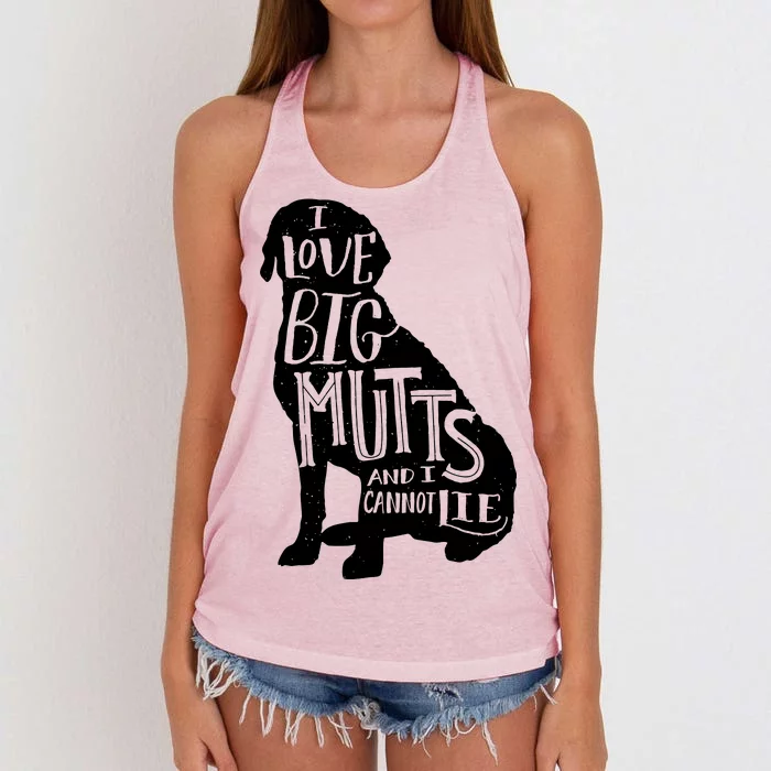 Like Big Mutts and I Cannot Lie Women's Knotted Racerback Tank