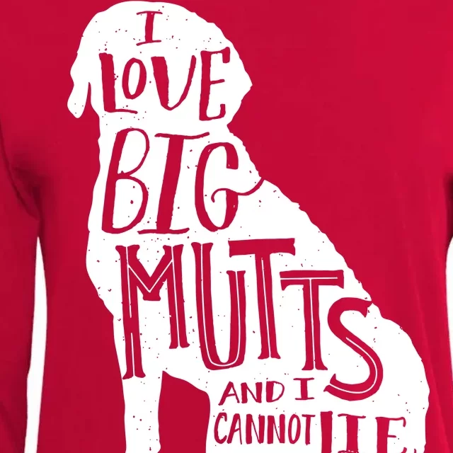 Like Big Mutts and I Cannot Lie Womens Cotton Relaxed Long Sleeve T-Shirt