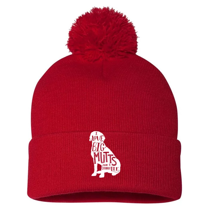 Like Big Mutts and I Cannot Lie Pom Pom 12in Knit Beanie