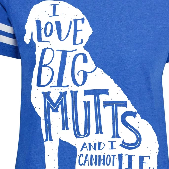 Like Big Mutts and I Cannot Lie Enza Ladies Jersey Football T-Shirt