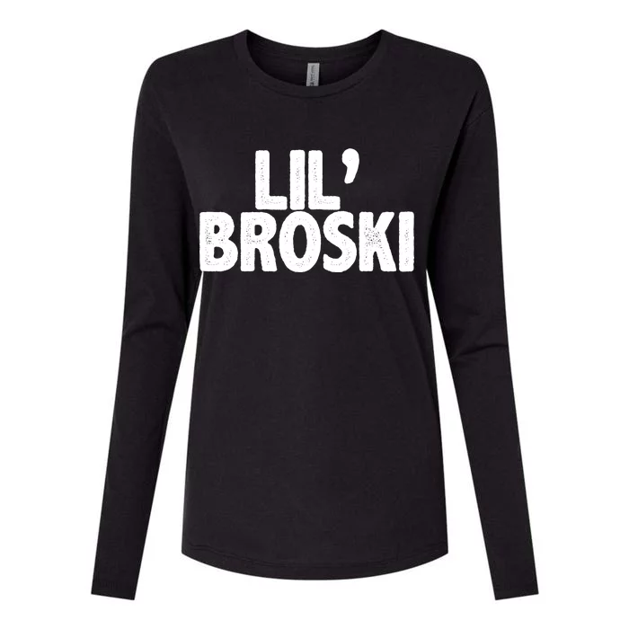 lil' broski Womens Cotton Relaxed Long Sleeve T-Shirt