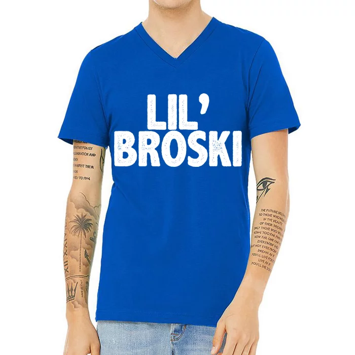 lil' broski V-Neck T-Shirt