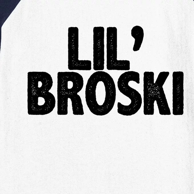 lil' broski Baseball Sleeve Shirt