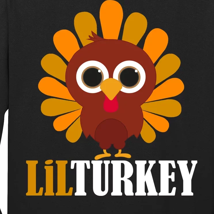 Lil Turkey Cute Thanksgiving Long Sleeve Shirt