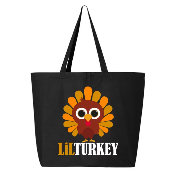 Lil Turkey Cute Thanksgiving 25L Jumbo Tote