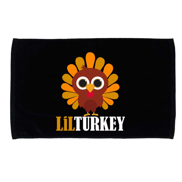 Lil Turkey Cute Thanksgiving Microfiber Hand Towel