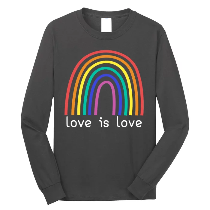 Love Is Love Rainbow Pride Month Long Sleeve Shirt