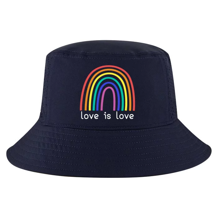 Love Is Love Rainbow Pride Month Cool Comfort Performance Bucket Hat