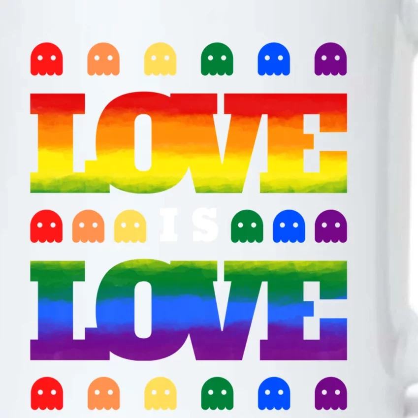 Love Is Love Cute Ghost Lgbt Equality Halloween Lgbt Pride Gift Black Color Changing Mug