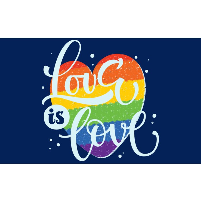 Love Is Love LGBT Pride Bumper Sticker