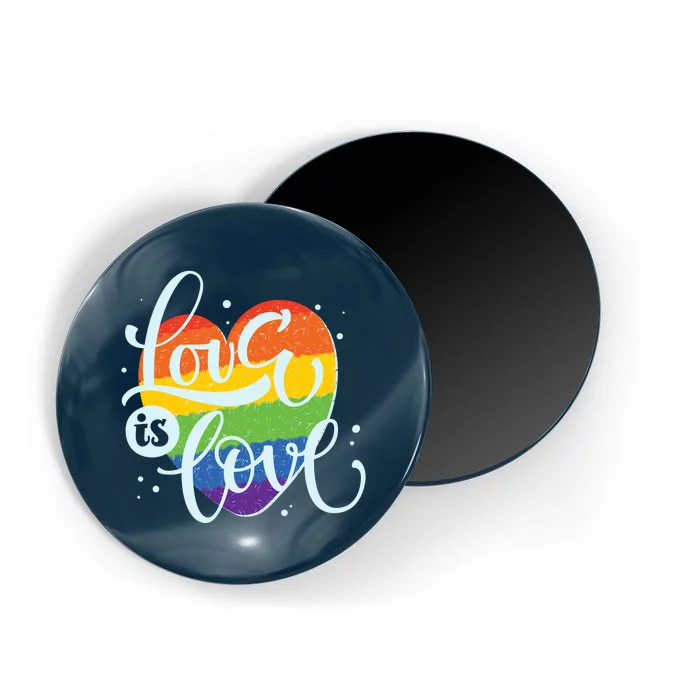 Love Is Love LGBT Pride Magnet